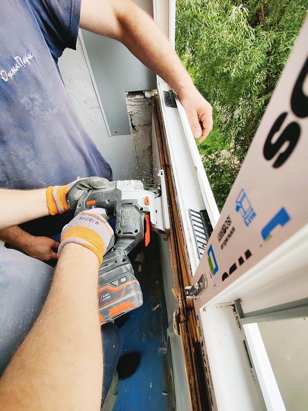 Монтаж металопластикових вікон